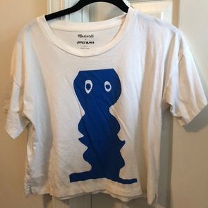 Madewell crop t shirt
